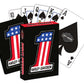 Harley-Davidson #1 RWB Logo Standard Size enhanced Playing Card Deck 638D
