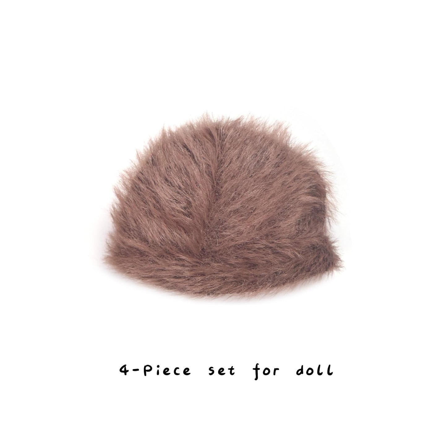 WASAFV Clothes for Labubu (NO Doll) fit 17cm(6.69'')  enhanced Outfit with Accessories  Soft & Stylish Hand-Woven Doll Set  Pants