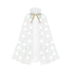 HSCTEK Light Up Princess Cape, White Princess Dress up Tulle Cape, Coloful Princess Outfit Costume Accessories Kids Toddlers Gir