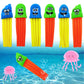 Jellyfish Dive Pool Toy Set For Kids - Pack Of 6 Colorful And Safe Underwater Diving Toys (Set Of 6 Pieces)