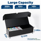 Fabmaker Trading Card Storage Box, 3-pack1000 Count Card Storage Box with Dividers and Labels, Card Organizer for YuGiOh MTG TCG