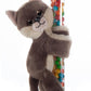 The Petting Zoo Timber Wolf Stuffed Animal Plushie Slap Bracelet, Gifts For Kids, Candypalz, Zoologee Timber Wolf Plush Toy