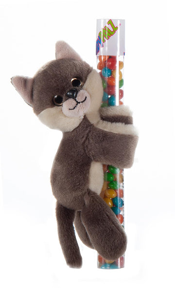 The Petting Zoo Timber Wolf Stuffed Animal Plushie Slap Bracelet, Gifts For Kids, Candypalz, Zoologee Timber Wolf Plush Toy