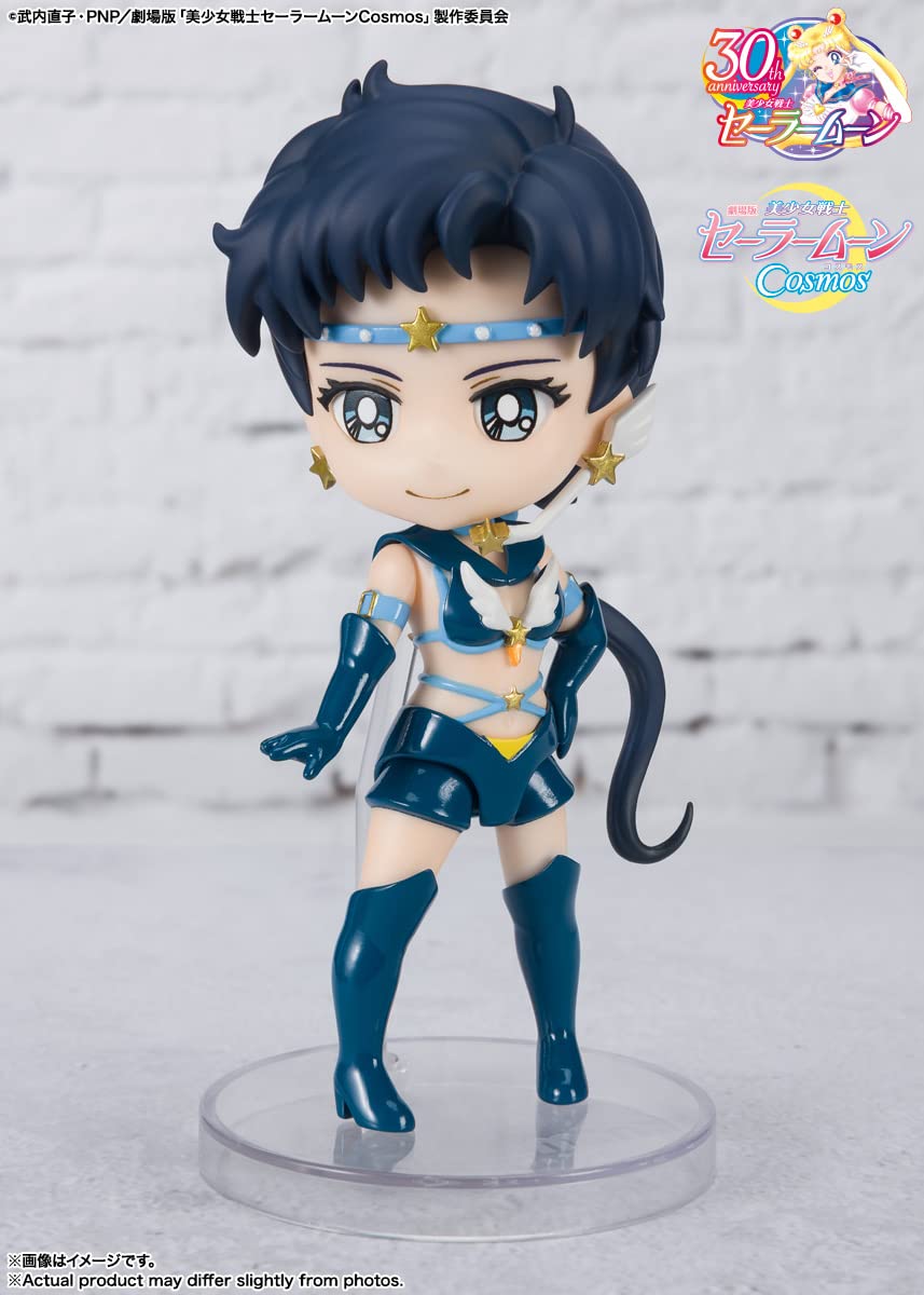 Tamashii Nations Tamashi Nations - Pretty Guardian Sailor Moon Cosmos: The Movie - Bandai Spirits Fuguarts Mini - Sailor Star Fighter (Cosmos Edition)