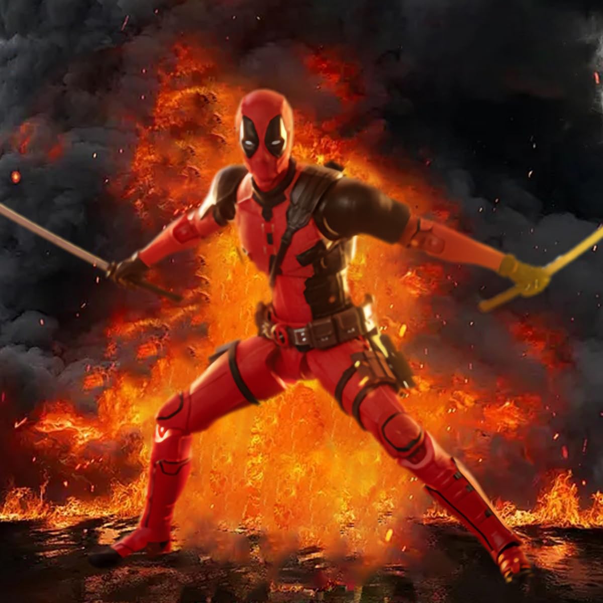Hiplay Zd Toys Dead, The Movie Edition, 1/10 Scale Collectible Action Figure Full Set (Dead)