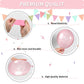 Dusty Pink Blush Balloons, Retro Boho Pink Balloons Cream White Balloon Pearl Light Pink And Metallic Rose Gold Confetti Balloon