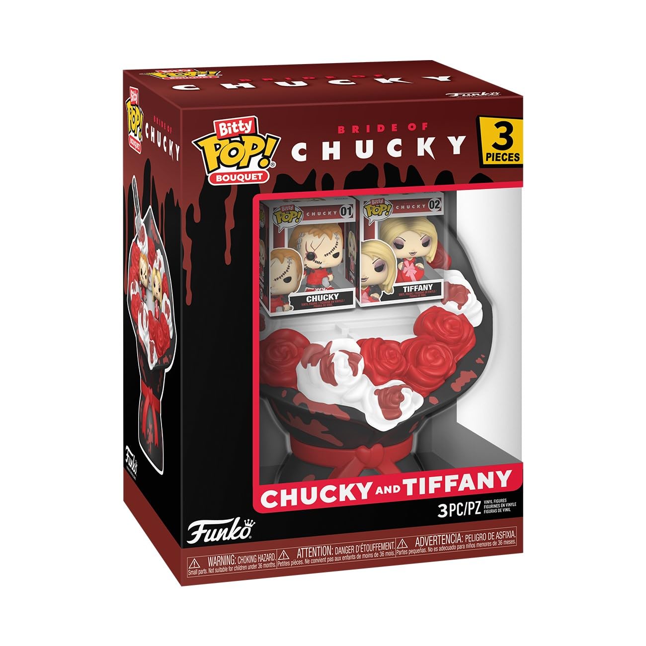 Funko Pop! Bitty Bouquet: Valentines - Chucky and Tiffany - Gift Idea - Official Merchandise - Toys for Kids & Adults - for Coll