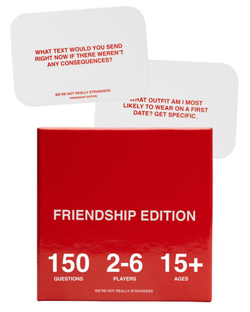 We'Re Not Really Strangers Friendship Edition Card Game - 150 Conversation Cards For Adults, Teens, & Friends - For A Fun And Memorable Game Night, Ages 15+, 2-6 Players