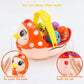 Linseyfun Baby Easter Egg Toy Basket, 6Pcs Matching Eggs, Easter Musical Eggs For Babies Toddlers, Easter Basket Ideas For 1 2 3
