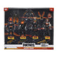 Fortnite FNT1157 Molten Legends (Squad Mode) -Four 4-inch Articulated Figures with   Harvesting Tools  and Back Bling  Multicolored