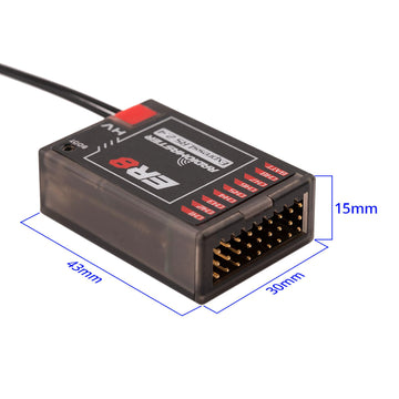 Radiomaster Er8 Elrs Pwm Receiver: 2.4Ghz 8Ch Expresslrs Receiver Nano Module For Fixed Wing Rc Vehicles By Speedybee