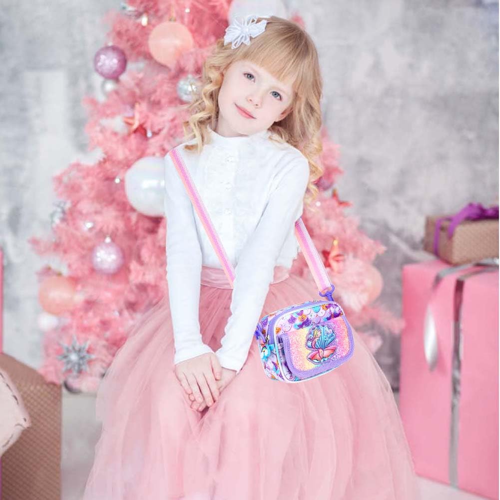 Kejea Toddler Crossbody Bag - Bunny Purse for Girls with Adjustable Shoulder Strap