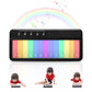 Foki Toddlers Travel Toys, Light Up Mini Kids Keyboard Pocket Piano Preschool Learning Musical Small Toddler Music Kindergarten