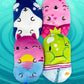 Cats Vs Pickles - Swimmy - Key West Kitty, Finely, Willy, & Walter - 4-Pack - 4 Cute Cuddly Collectible Bean Plush Toy - Are You