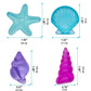 Nlr [95Pcs 500G] Colorful Acrylic Sea Shell/Conch/Starfish Gems Set, Beach Holiday | Swimming Pool Diving | Treasure Hunt | Part