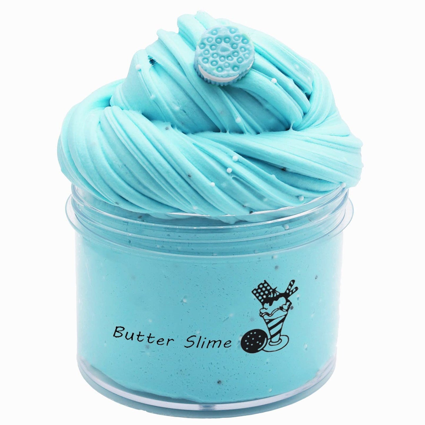 Butter Blue Slime, Scented And Stretchy Clay Sludge Toy, Party Favors, Prize, School Education, Birthday Gifts For Kids Girls Boys (200Ml)