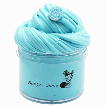 Butter Blue Slime, Scented And Stretchy Clay Sludge Toy, Party Favors, Prize, School Education, Birthday Gifts For Kids Girls Boys (200Ml)
