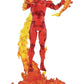 Diamond Select Toys Human Torch 7Inch Action Figure with SidePanel Artwork and 16 Points of Articulation