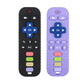 Chuya Baby Remote Control Teether Toy Chew Toy for Babies 0-24 Months Teething Relief Baby Toys for Infants Black+Purple
