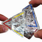 Project Genius Pyraminx Crystal- Limited Edition, 50Th Anniversary Clear Edition Of Pyraminx, Speed Cube, One-Player Games, Twisty Puzzle, Brain Teasers, Multi-Color, Puzzle Cube, Gift For Children