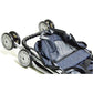 The New York Doll Collection Denim Baby Doll Stroller, 20.5" x 10" x 20.5", Metal, Model 9318D