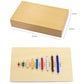 New Sky Montessori Checker Board Beads Early Development Mathematics Material For Kids Wooden Toy Montessori Math Learning Addit