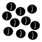 Litko Paper Miniature Bases | Round | Circle | Slotted Paper Figure Holder | Compatible With Dungeons And Dragons | Game Card Stands (3Mm Black Acrylic, 30Mm)