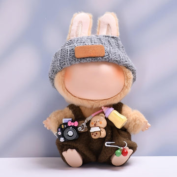 Clothes For Dolls 17 &15Cm Luxury Chic Style High-End Fashion Dolls Accessories Premium Outfit With Accessories (Brown 2)