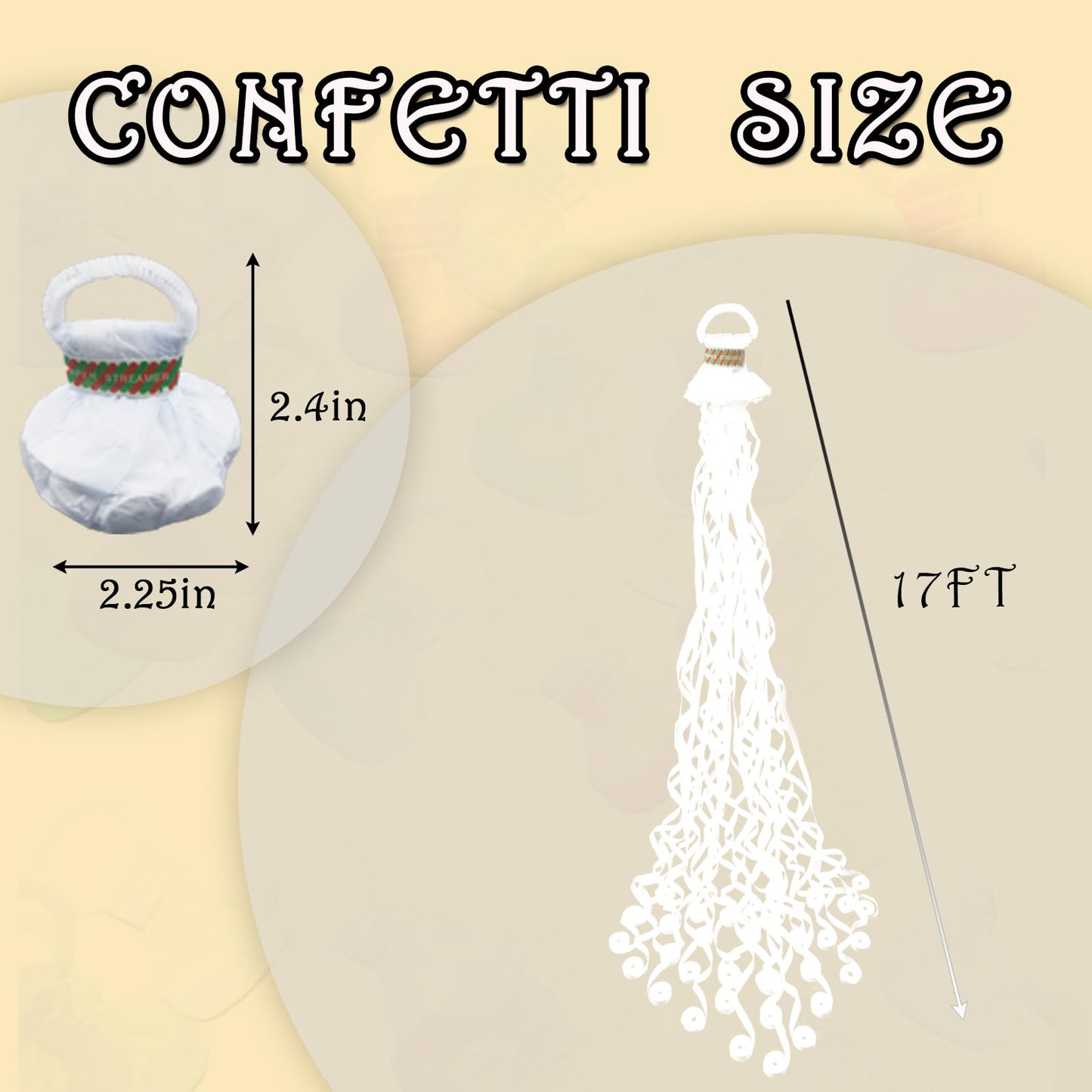 12 Pack Streamer Poppers, No Mess Confetti Poppers,No Mess Streamers Easy to Clean Handheld Streamer Cannon,Ideal for Celebratio