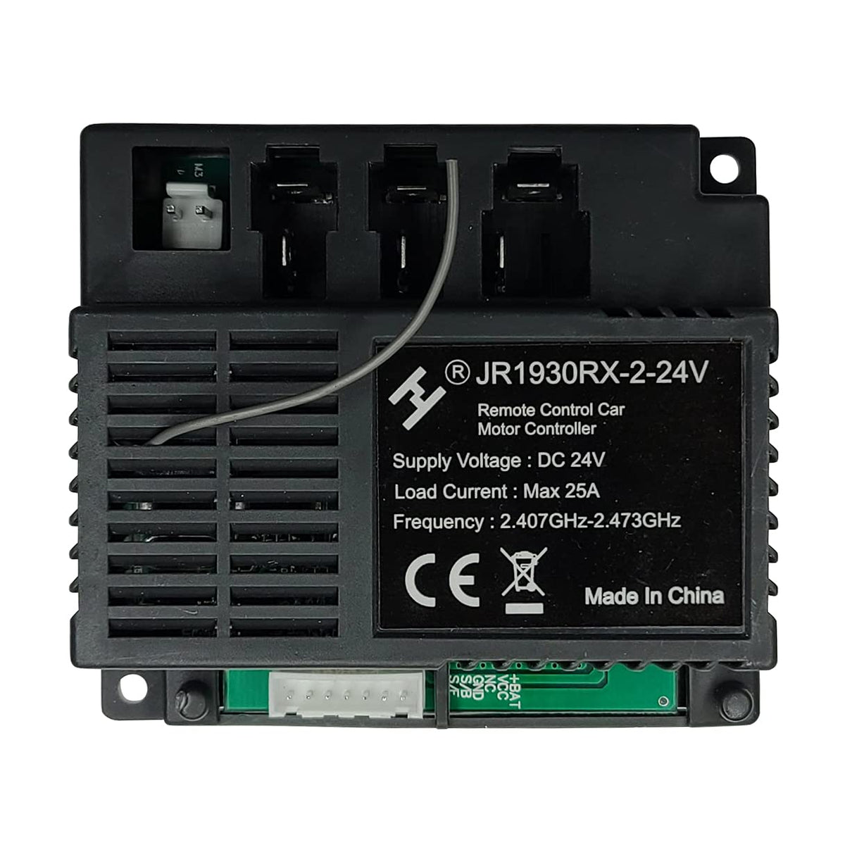 JR1930RX224V Control Box Receiver Match 2.4G Bluetooth Remote Control, Mainboard Motherboad Accessories Kids Powered Wheel Cir