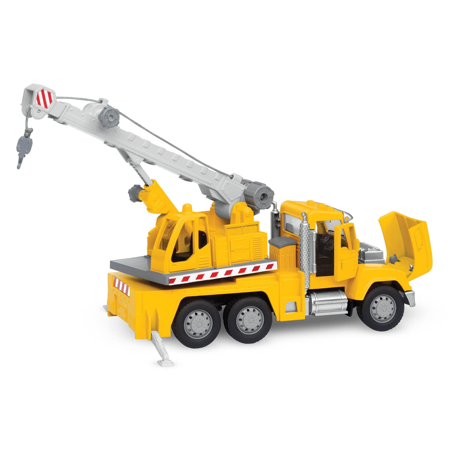 Driven by Battat - Construction Vehicles for Kids - Toddler Trucks - Set of 4 Toy Trucks - Lights & Sounds Cars & Trucks - Micro