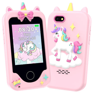 Kids Phone Toys For Girls, 3 4 5 6 7 8 Year Old Boys Girls Christmas Birthday Gifts For Kids, 2.8'' Touchscreen Smartphone Toddl
