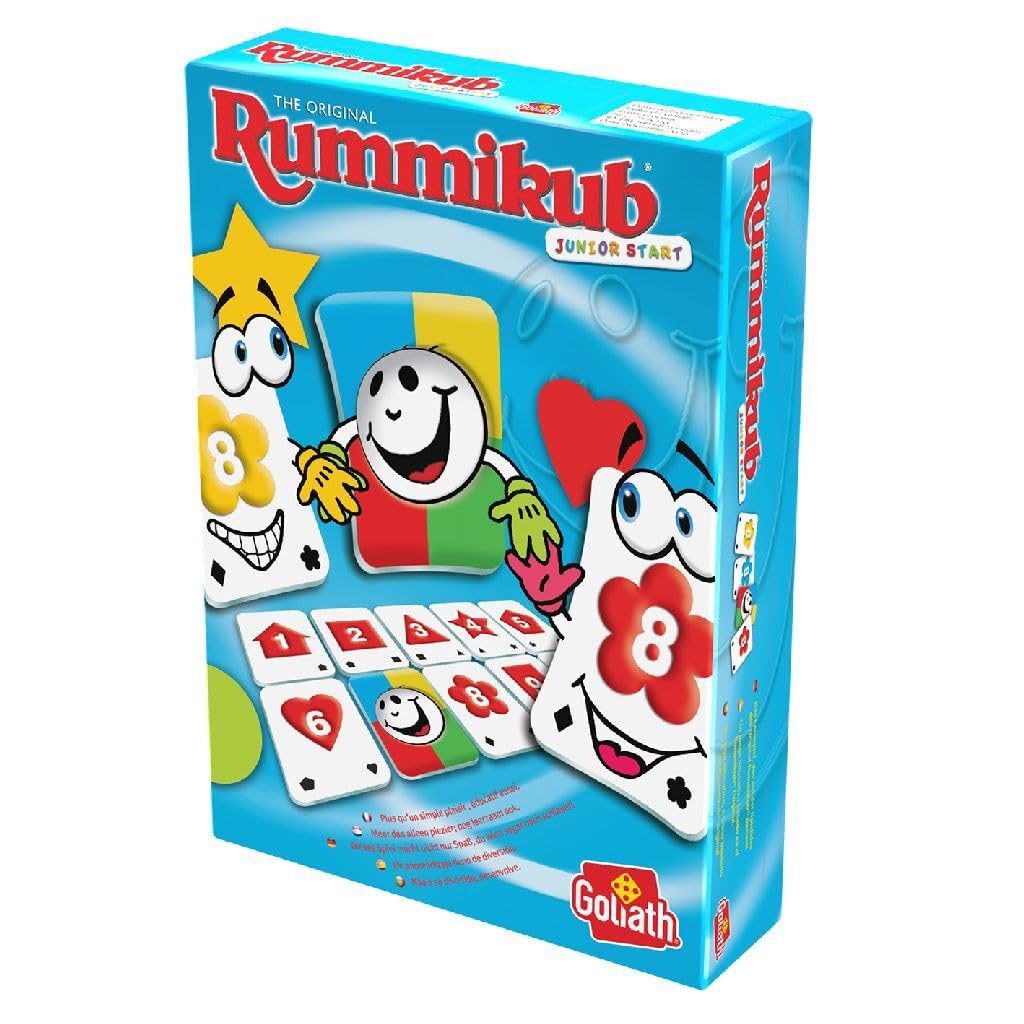Goliath Rummikub The Original Junior Travel, For Children From 4 Years, Travel Game For 2 To 4 Players