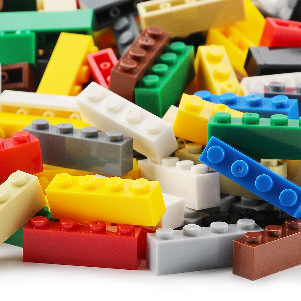 Feleph 360 Pieces 1X4 Bricks Classic Parts Building Creative Play Blocks Set Toy Classic Accessories Compatible With 3010 3066 M