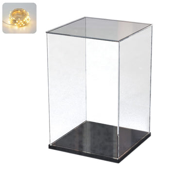 Thickened Clear Acrylic Display Case Assemble Countertop Box Storage Stand Protection Showcase For Figures Collectibles For Lego