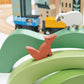 Tender Leaf Toys - Green Hills View - Wooden Stacking, Building Toy Stacker, Blocks - Open-Ended Toy Set With Green Hills View For Inspires Creative And Imaginative Roleplay - Age 3+