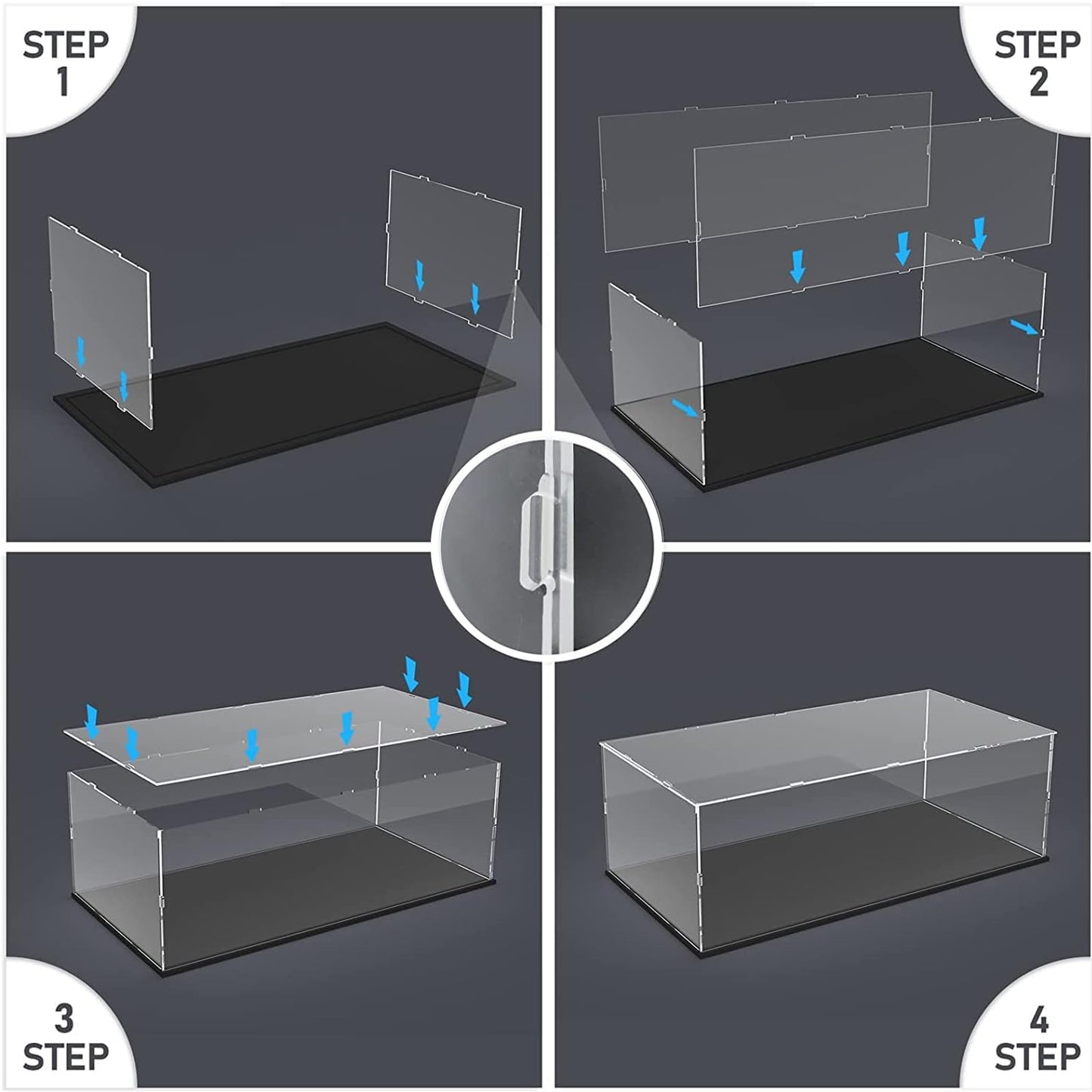 Thickened Clear Acrylic Display Case For Lego Bts Dynamite 21339 Collectibles, Transparent Box Storage Organizer Protection Show