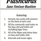 Flashcards: General Music By Jane Bastien