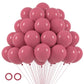 Voircoloria 105Pcs Retro Hot Pink Balloons 12Inch Party Latex Balloons For Boys Girls Birthday Baby Shower Gender Reveal Wedding