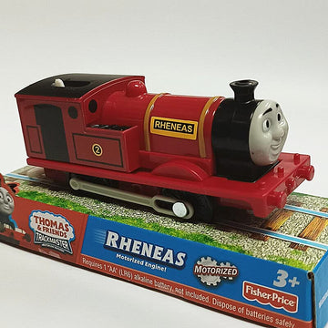 Wltk Motorized Red Rheneas Train Engine Toy Set, Battery-Powered Trains Friend Toy Set ,Toddlers Train Toys For Age 3 4 5 6 7 8 