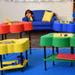 Children'S Factory - Afb5100Py Angeles Toddler Sensory Table With Lid, Adjustable Height Sand & Water Indoor/Outdoor Play Equipm
