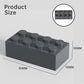 TTEHGB TOY Classic Bulk Brick Block 2x4, 300 Piece Building Brick Dark Grey, Compatible with Parts and Pieces 3001, Creative Pla