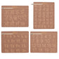 CRYA Hindi Educational Tracing Wooden Board for Kids | Handwriting, Counting and Learning Montessori Slates | Reversible Set of 