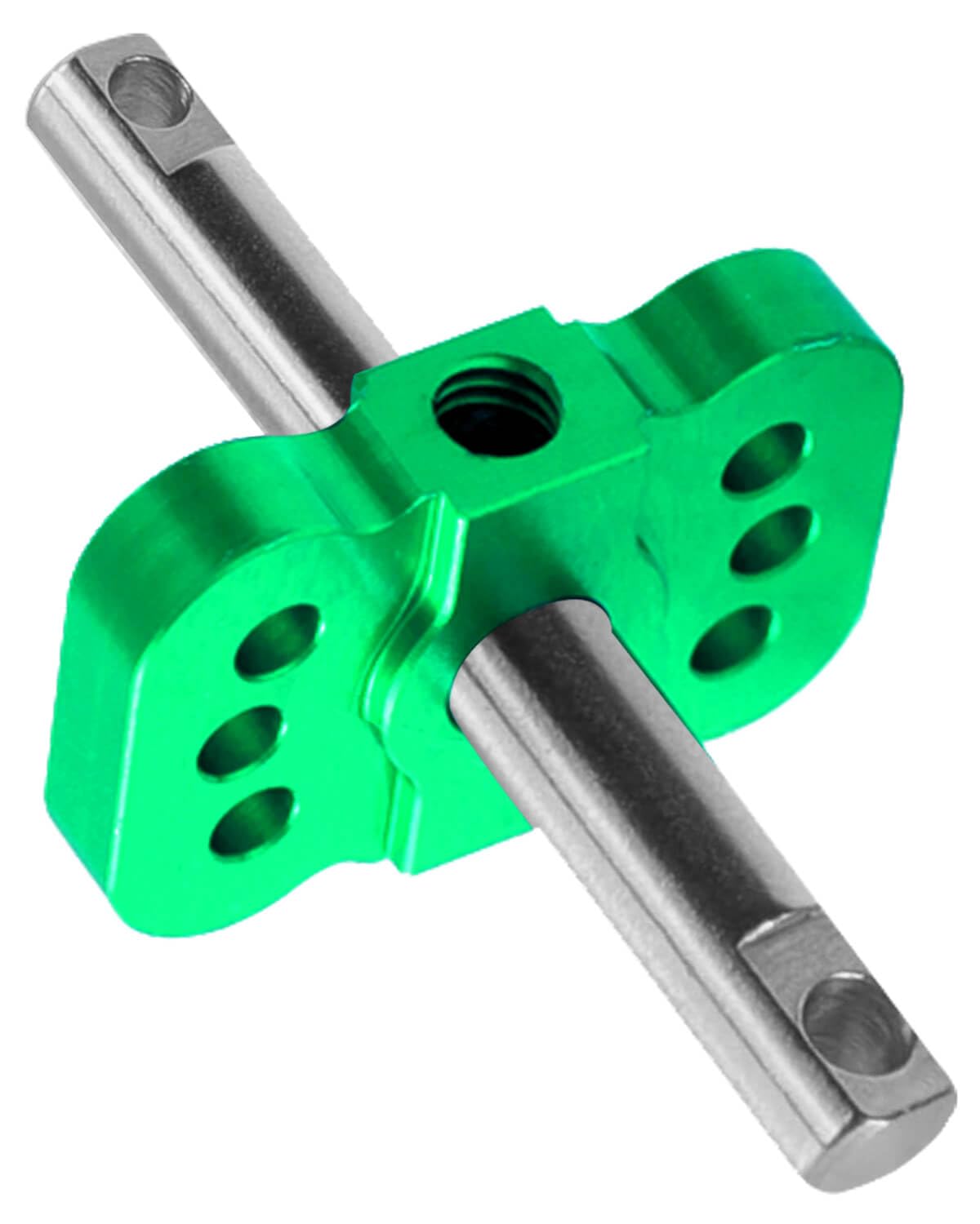 hopsupRC RC Aluminum Differential Locker Spool Diff Locker Mounts Upgrades Part for 1/10 Slash/Rustler/Stampede/Bandit 2WD RC Ca
