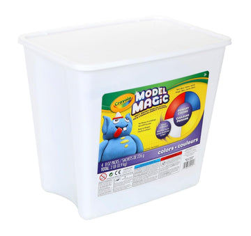 Crayola Model Magic (2Lb Bucket), Modeling Clay Alternative, Primary Colors, Air Dry Clay For Kids, Classrooms Supplies, 3+