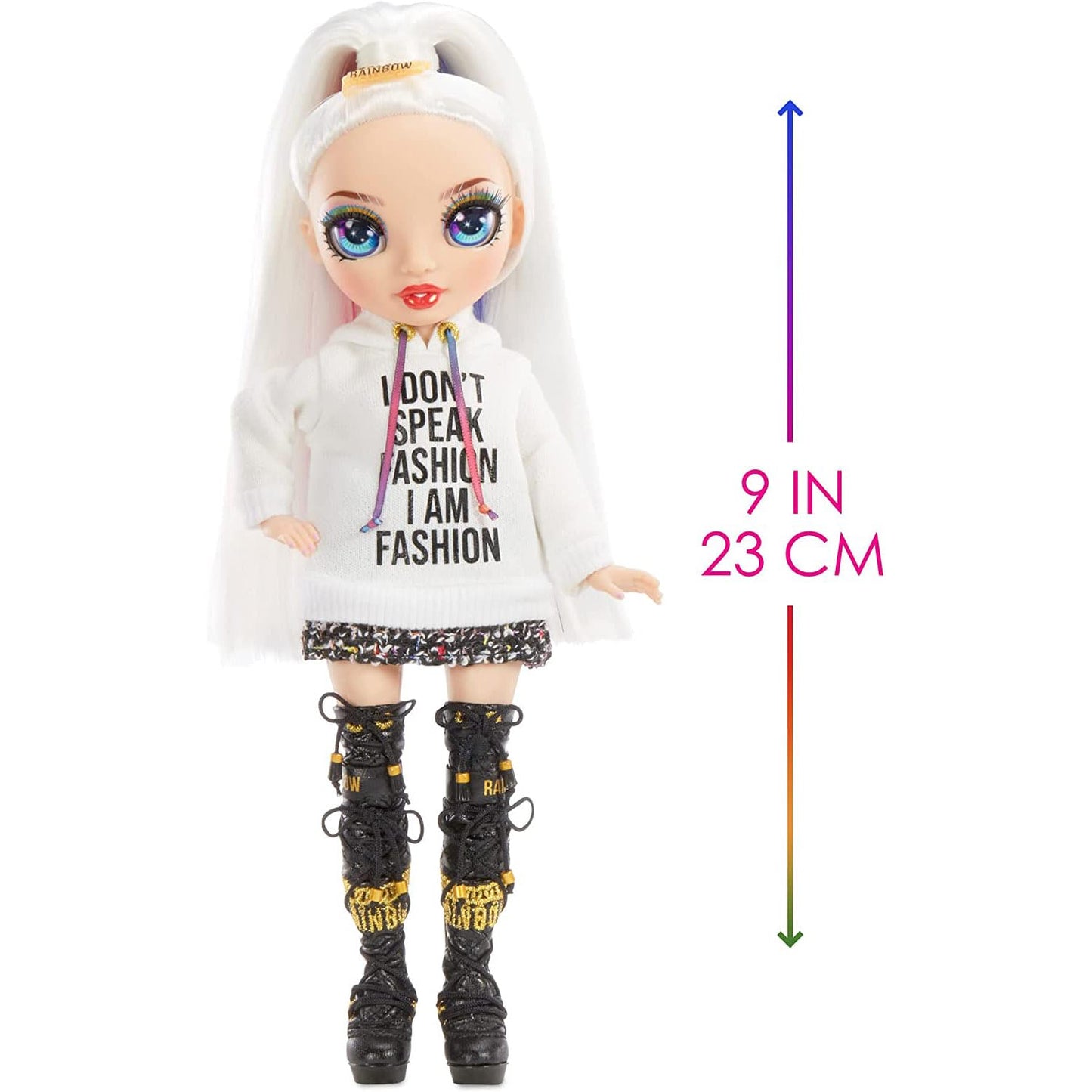 Rainbow High 9" Amaya Raine Fashion Doll with Accessories - Multicolor, Posable, Model 582953PEUC, Ideal Gift for Kids Ages 6-12