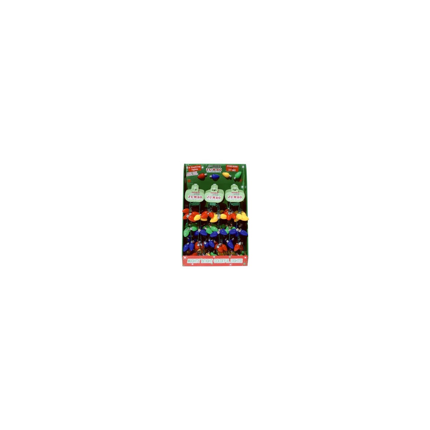 Necklace Cmas Bulbs Asst (Pack Of 24)