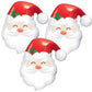 Hadckja Santa Claus Balloons Christmas Balloons Santa Claus Head Foil Balloons For Christmas-Themed Party Birthday Party Supplie
