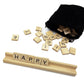 Yuanhe Set Of 12 Wooden Scrabble Tile Holders Letter Replacement Racks Word Tray For Crafts And Game Stands