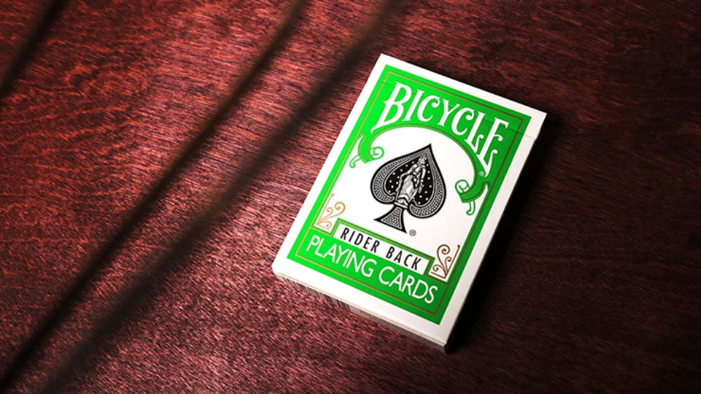 Mms Cards Bicycle Green Back Uspcc Trick